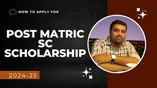 How to apply for post matric SC scholarship 202425 [upl. by Annyl]