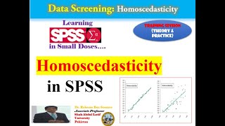 Checking Homoscedasticity of Data in SPSS [upl. by Eillib]