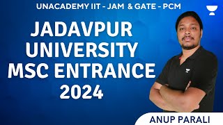 Jadavpur University Msc Entrance 2024  Anup Parali [upl. by Elatia83]