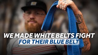 22 BJJ WHITE BELTS FIGHT FOR A BLUE BELT [upl. by Nyraf]