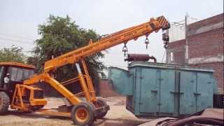 Generator Loaded in Tata 407 tampo by Hydra crane [upl. by So]