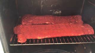 How to Smoke BabyBack Ribs on Electric Smoker [upl. by Ayekel]