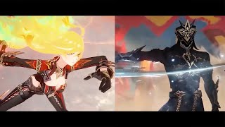 Genshin Impact 50 Special Version Trailer  Mavuika Tranformation vs Capitano Battle [upl. by Lemmy]