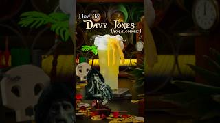 How To Make Davy Jones  NonAlcoholic Pirates of the Caribbean Drink  davyjones potc [upl. by Yroc]