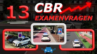 13 CBR Examenvragen  Auto Theorie Examen 2024 [upl. by Pudens]