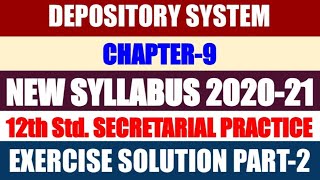 12th Std Secretarial Practice Chapter9 Part2 [upl. by Alehtse124]