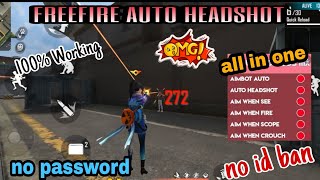 Freefire auto headshot  Freefire headshot trick  Headshot no Id ban [upl. by Aivart]