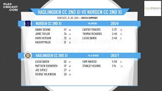 Haslingden CC 2nd XI v Norden CC 2nd XI [upl. by Marget]