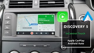 Land Rover Discovery 5  InControl Touch Integrated Apple CarPlay amp Android Auto [upl. by Brewster130]