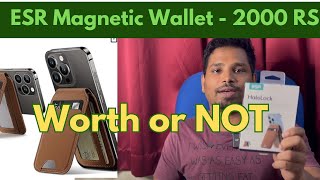 ESR Magnetic Wallet  Detailed Review  Tamil  2000Rs Worth or Not foodandfitnesstamil [upl. by Elolcin]