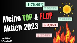 Meine TOP amp FLOP Aktien 2023  ua mit Amazon amp Enphase Energy [upl. by Abrahan]