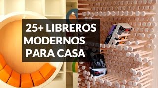 📚📚Libreros Modernos de Madera  Estilo y Diseño de Librero y Estantería [upl. by Assirat]