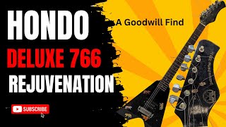 From Trash to Treasure Hondo 766 Guitar Revival [upl. by Eeladnerb236]