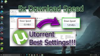 How to Speed Up uTorrent Downloads  5x Download Speed  Speed Up Utorrent [upl. by Garlen]