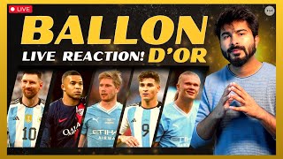 Ballon dOr Ceremony LIVE Reaction amp Watchalong  Messi vs Haaland Who Will Win [upl. by Alrrats]