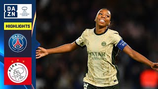 HIGHLIGHTS  PSG vs Ajax UEFA Womens Champions League 202324 Matchday 5 [upl. by Tull]