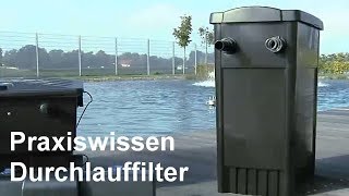 Teichfilter  UVC Durchlauffilter  Video Einsatz und Anwendung von Durchlauffiltern im Gartenteich [upl. by Wulfe]