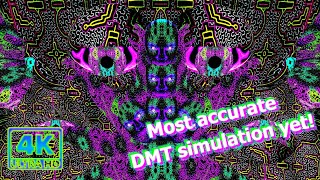 All New DMT Breakthrough Trip Simulation 4K [upl. by Ahsaret]