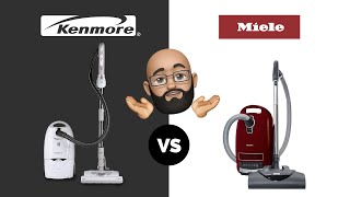 Kenmore Canister Vacuum Vs Miele Canister Vacuum Comparison  Vacuum Warehouse Canada [upl. by Fischer]