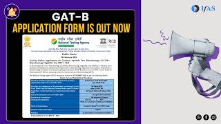 GATBBET 2024 Notification Released  GATB 2024 application form  GATB 2024 notification  IFAS [upl. by Lirrad758]