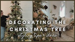 Decorating the Christmas tree 2023  styling tips amp ideas [upl. by Anerok822]