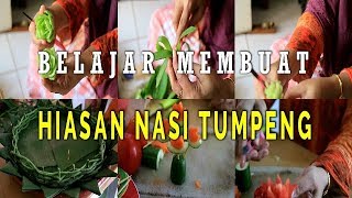 Belajar Cara Membuat Hiasan Nasi Tumpeng [upl. by Adiazteb]