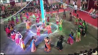 Navratri Utsav Celebration Middle Class Students Performed Dandiya [upl. by Hafler]