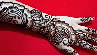 Simple mehndi design front hand unique mehndi design front hand [upl. by Pembrook]