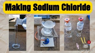 Making Sodium Chloride Crystals Neutralisation [upl. by Eva]