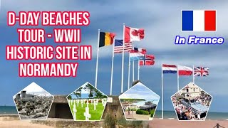 DDay Beaches TourWWII Historic Site in Normandy France best place to visit travel events vlogs [upl. by Mafalda257]