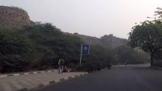 Driving in Tughlakabad Tughlakabad Fort  Delhi India [upl. by Ama]