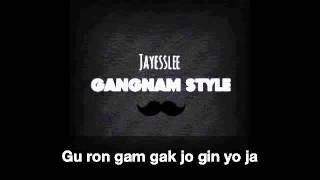 Jayesslee  Gangnam Style Studio Version  Lyric Video [upl. by Cusack]