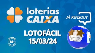 Resultado da Lotofácil  Concurso nº 3054  15032024 [upl. by Subocaj]