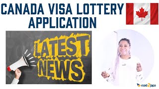 CANADA VISA LOTTERY APPLICATION canadaimmigration [upl. by Schlesinger]