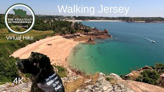 Walking Jersey  St Brelade to La Corbiere Part 2 jersey virtualhike travel [upl. by Xena]