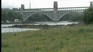 Britannia Bridge Anglesey Coastal Path [upl. by Novyak819]