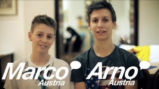 Marco amp Arno from Austria 13 amp 17 [upl. by Male]