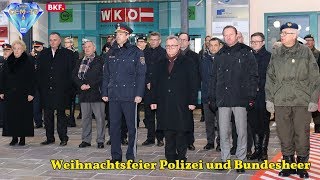 20 12 2017  Weihnachtsfeier von Polizei und Bundesheer  CCMTVat [upl. by Suchta223]