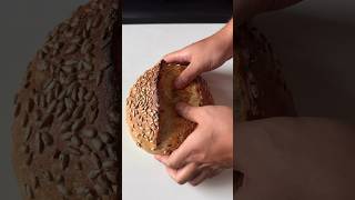 Rye seeded Sourdough bread sourdoughbread asmr shorts [upl. by Auroora]