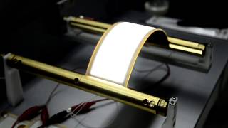 LG Chem flexible OLED bending [upl. by Hittel]