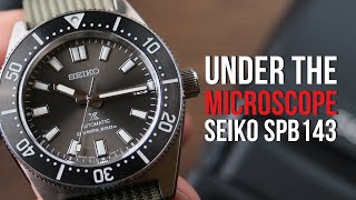 Seiko SPB143 Under A Macro Lens [upl. by Colbert]