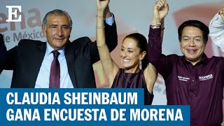 MÉXICO  Claudia Sheinbaum gana encuesta de Morena rumbo a elecciones 2024  EL PAÍS [upl. by Anailli]