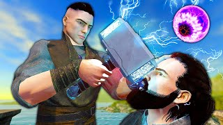 My Friend Used Mjolnir amp Became THOR  Blade and Sorcery VR Mods U11 [upl. by Anairad]