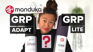 Manduka GRP Adapt vs GRP Lite  GRP Series Yoga Mat Reviews [upl. by Wunder]