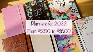 2022 Planners from ₹250 to ₹1600  comparison and review himanishah [upl. by Akemrej796]