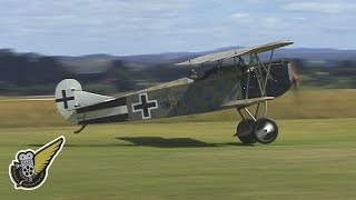 WW1 German Fighter  Fokker DVII 1918 [upl. by Rosenfeld]