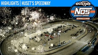 World of Outlaws NOS Energy Drink Sprint Cars at Huset’s Speedway June 22 2021  HIGHLIGHTS [upl. by Rexfourd217]