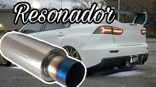 Muffler Resonador Rush Mitsubishi Lancer [upl. by Jesher446]