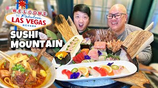 BEST Hand Made Noodles amp Sushi MOUNTAIN in Las Vegas with Philip Tzeng [upl. by Nanette469]