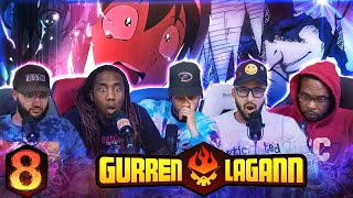 Kamina Nooooo Gurren Lagann quotLater Buddyquot Ep 8 ReactionReview [upl. by Winfred]